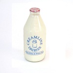 1 pint semi-skimmed milk (glass)